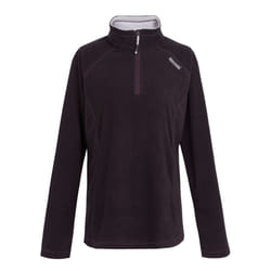 Regatta Great Outdoors Womens/Ladies Montes Half Zip Fleece Top - 18 UK, Deep Plum/Black