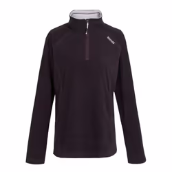 Regatta Great Outdoors Womens/Ladies Montes Half Zip Fleece Top - 10 UK, Deep Plum/Black