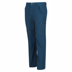 Regatta Childrens/Kids Highton Stretch Zip-Off Walking Trousers - 5-6 Years, Moroccan Blue