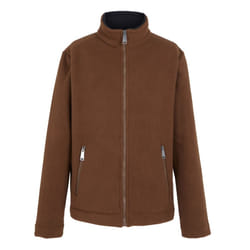Regatta Mens Garrian II Full Zip Fleece Jacket - 3XL, Dark Brown/Black