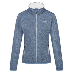 Regatta Womens/Ladies Newhill Marl Full Zip Fleece Jacket - 10 UK, Coronet Blue/White