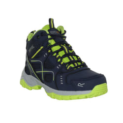 Regatta Childrens/Kids Vendeavour Walking Boots - 4 UK, Navy/Lime Punch