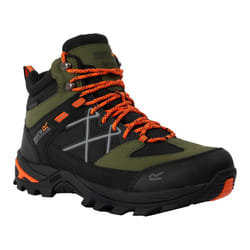 Regatta Mens Samaris III Walking Boots - 6 UK, Cypress Green/Blaze Orange