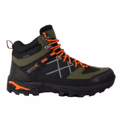 Regatta Mens Samaris III Walking Boots - 6 UK, Cypress Green/Blaze Orange
