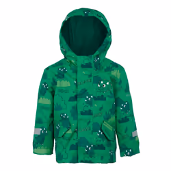 Regatta Childrens/Kids Stompy The Dinosaur Waterproof Jacket - 5-6 Years, Jelly Bean