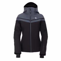 Dare 2B Womens/Ladies Flurry Ski Jacket - 12 UK, Black/Ebony
