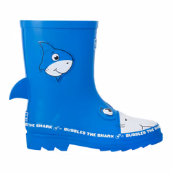 Regatta Childrens/Kids Mudplay II Bubbles The Shark Wellington Boots - 12 UK Child, Blue