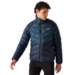 Regatta Mens Dalent Padded Jacket - 3XL, Moonlight Denim/Navy