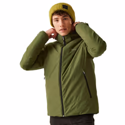 Regatta Mens Frelton Waterproof Insulated Jacket - XXL, Nephrite Green/Black