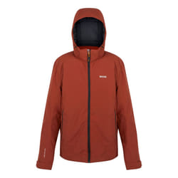 Regatta Mens Frelton Waterproof Insulated Jacket - XXL, Red Ochre/Black