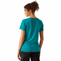 Regatta Professional Womens/Ladies Ada Cotton Stretch T-Shirt - 16 UK, Wilderness Green