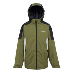 Regatta Childrens/Kids Hurdle V Waterproof Jacket - 5-6 Years, Nephrite Green/Black