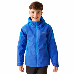 Regatta Childrens/Kids Hurdle V Waterproof Jacket - 14 Years, Olympian Blue/Hydro Blue