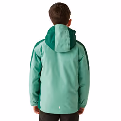 Regatta Childrens/Kids Hurdle V Waterproof Jacket - 14 Years, Dusty Green/Rainforest