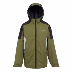 Regatta Childrens/Kids Hurdle V Waterproof Jacket - 9-10 Years, Nephrite Green/Black