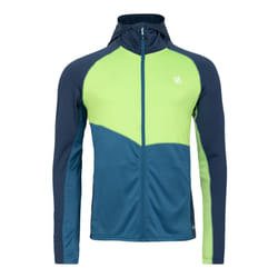 Dare 2B Mens Assimilate II Core Stretch Midlayer - XXL, Moonlight Denim/Green Flash
