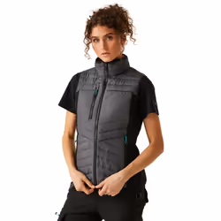 Regatta Professional Womens/Ladies Ada Hybrid Hybrid Body Warmer - 8 UK, Seal Grey/Black