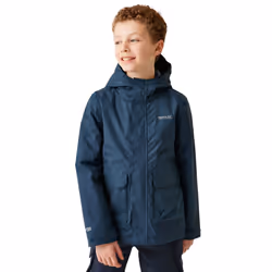 Regatta Childrens/Kids Ezdale Waterproof Jacket - 7-8 Years, Moonlight Denim