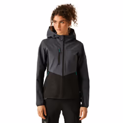 Regatta Professional Womens/Ladies Ada Stretch Soft Shell Jacket - 12 UK, Slate Grey/Black