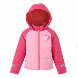 Regatta Childrens/Kids Luna The Unicorn Quilted Jacket - 18-24 Months, Sweet Pink
