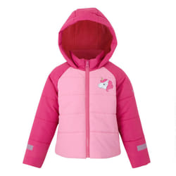 Regatta Childrens/Kids Luna The Unicorn Quilted Jacket - 18-24 Months, Sweet Pink