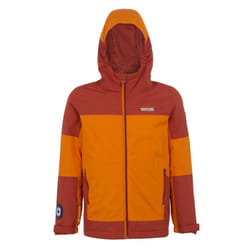 Regatta Childrens/Kids Beamz IV Waterproof Jacket - 11-12 Years, Fox/Red Ochre