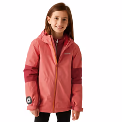 Regatta Childrens/Kids Beamz IV Waterproof Jacket - 14 Years, Mineral Red/Rumba Red