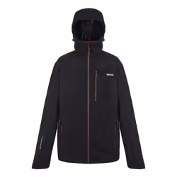 Regatta Mens Wentwood IX 3 in 1 Jacket - XXL, Black/Red Ochre