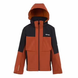 Regatta Childrens/Kids Haydenbury II Soft Shell Jacket - 3-4 Years, Red Ochre/Black