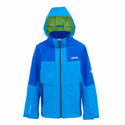 Regatta Childrens/Kids Haydenbury II Soft Shell Jacket - 14 Years, Hydro Blue/Olympian Blue