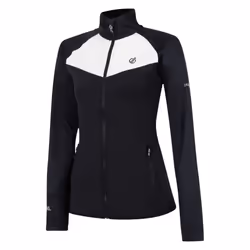 Dare 2B Womens/Ladies Elation III Core Stretch Midlayer - 16 UK, Black/Blanc De Blanc
