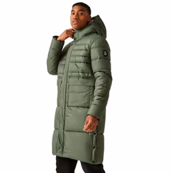 Regatta Mens Christian Lacroix Collongues Long Length Padded Jacket - L, Thyme Leaf