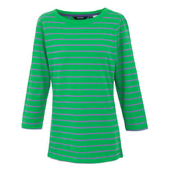 Regatta Womens/Ladies Baylette II Striped T-Shirt - 26 UK, Green