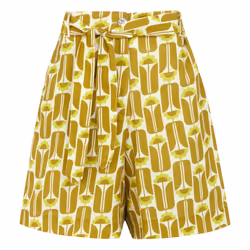 Regatta Womens/Ladies Orla Kiely Summer II Tall Flowers Shorts - 8 UK, Yellow