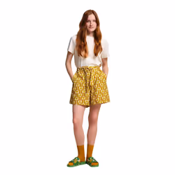 Regatta Womens/Ladies Orla Kiely Summer II Tall Flowers Shorts - 16 UK, Yellow