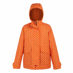 Regatta Womens/Ladies Orla Kiely Clover Mid Length Waterproof Jacket - 10 UK, Red