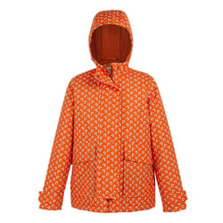 Regatta Womens/Ladies Orla Kiely Clover Mid Length Waterproof Jacket - 10 UK, Red