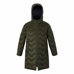 Regatta Childrens/Kids Cambrie Quilted Jacket - 15-16 Years, Dark Khaki/Black