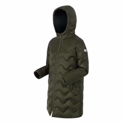 Regatta Childrens/Kids Cambrie Quilted Jacket - 15-16 Years, Dark Khaki/Black