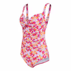 Regatta Womens/Ladies Sakari Summer Floral Tummy Control One Piece Swimsuit - 10 UK, Pink