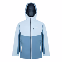Regatta Girls Trekktain 3 in 1 Waterproof Jacket - 7-8 Years, Coronet Blue/Clear Sky