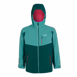 Regatta Girls Trekktain 3 in 1 Waterproof Jacket - 3-4 Years, Rainforest/Dusty Green