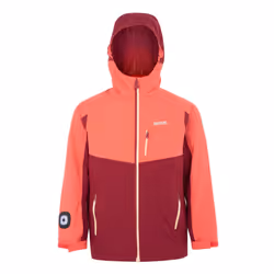 Regatta Girls Trekktain 3 in 1 Waterproof Jacket - 14 Years, Rumba Red/Red Sky