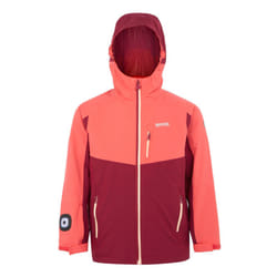 Regatta Girls Trekktain 3 in 1 Waterproof Jacket - 14 Years, Rumba Red/Red Sky