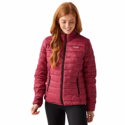 Regatta Womens/Ladies Marizion Quilted Jacket - 8 UK, Rumba Red/Peach Parfait
