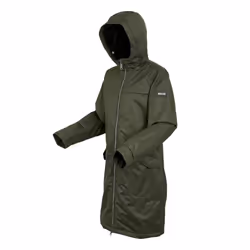 Regatta Womens/Ladies Romine II Waterproof Jacket - 14 UK, Dark Khaki/Black