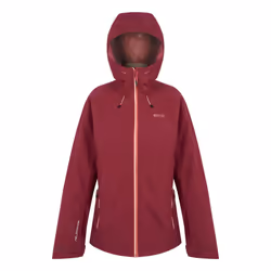 Regatta Womens/Ladies Wentwood IX Plain 3 in 1 Jacket - 10 UK, Rumba Red/Peach Parfait