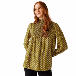 Regatta Womens/Ladies Orla Kiely Clover Winter Blouse - 8 UK, Olive
