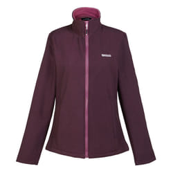 Regatta Womens/Ladies Connie V Softshell Walking Jacket - 8 UK, Deep Plum Marl