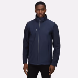 Regatta Mens Erasmus 4 in 1 Soft Shell Jacket - XL, Navy